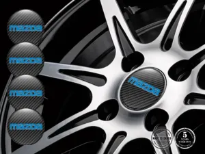 Mazda Rademblem Ausgabe Premium Gewölbte Aufkleber